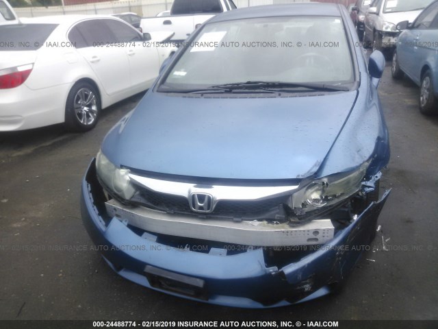 2HGFA1F60BH539775 - 2011 HONDA CIVIC LX-S Azul foto 6