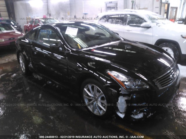 JN1CV6EL9DM981158 - 2013 INFINITI G37 BLACK photo 1