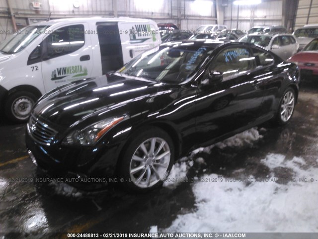 JN1CV6EL9DM981158 - 2013 INFINITI G37 BLACK photo 2