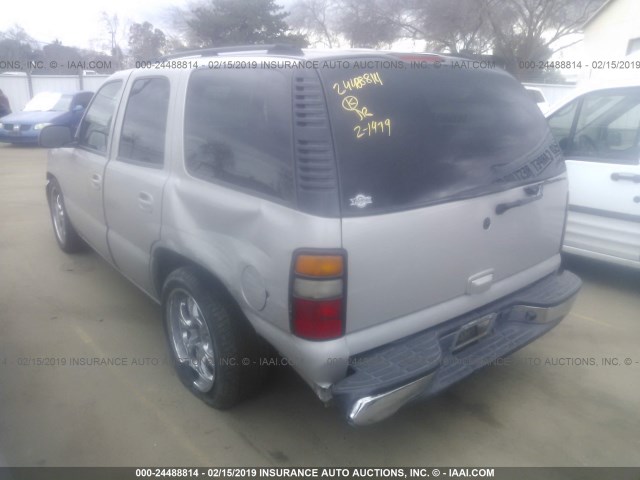 1GKEC13T25J172450 - 2005 GMC YUKON GRAY photo 3