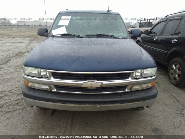 1GNEC16ZX3J206117 - 2003 CHEVROLET SUBURBAN C1500 BLUE photo 6