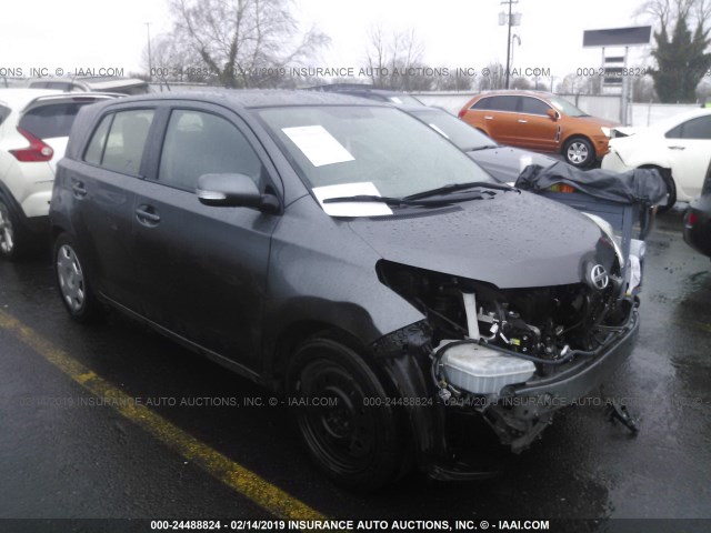 JTKKUPB45E1040168 - 2014 TOYOTA SCION XD GRAY photo 1