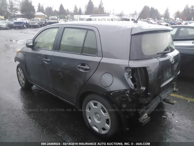 JTKKUPB45E1040168 - 2014 TOYOTA SCION XD GRAY photo 3