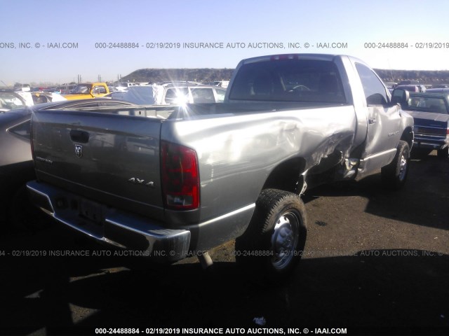 3D7KS26D35G832188 - 2005 DODGE RAM 2500 ST/SLT GRAY photo 4