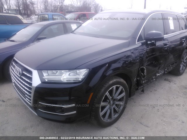 WA1LHAF77JD000081 - 2018 AUDI Q7 PREMIUM PLUS Navy photo 2