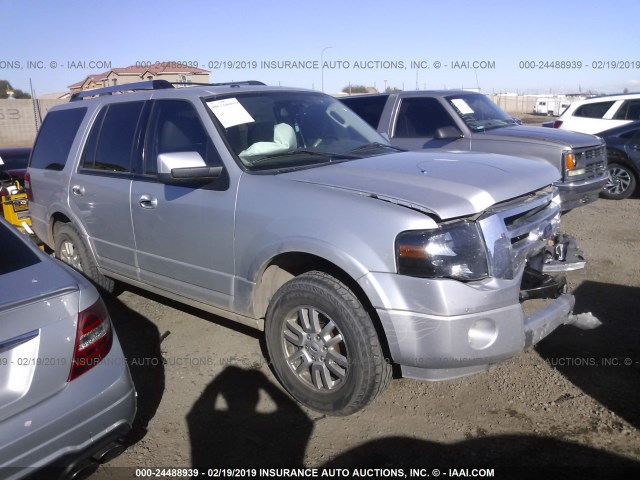 1FMJU1K51CEF45912 - 2012 FORD EXPEDITION LIMITED SILVER photo 1