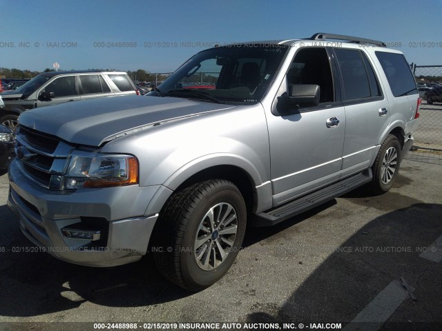 1FMJU1HT2HEA59428 - 2017 FORD EXPEDITION XLT/KING RANCH SILVER photo 2
