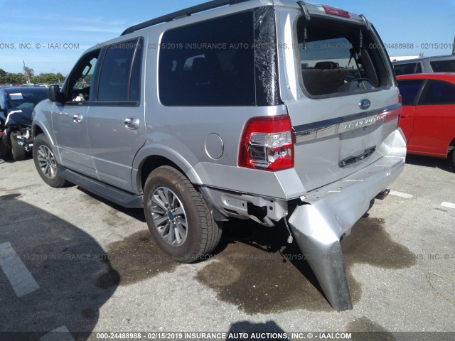 1FMJU1HT2HEA59428 - 2017 FORD EXPEDITION XLT/KING RANCH SILVER photo 3