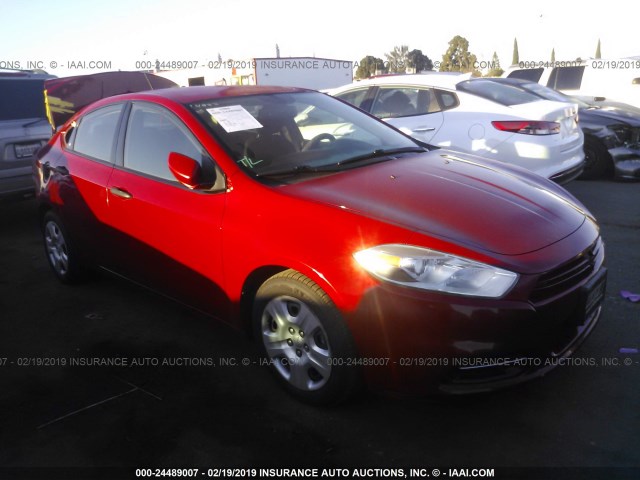 1C3CDFAAXDD149661 - 2013 DODGE DART SE/AERO RED photo 1