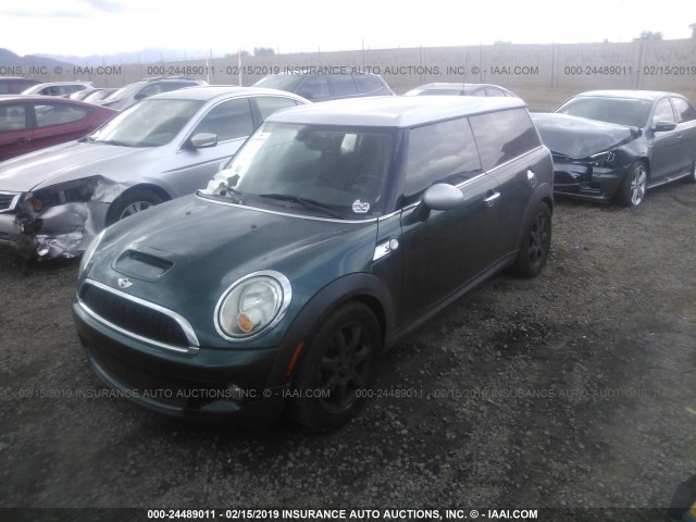 WMWMM33579TP90162 - 2009 MINI COOPER S CLUBMAN GREEN photo 2