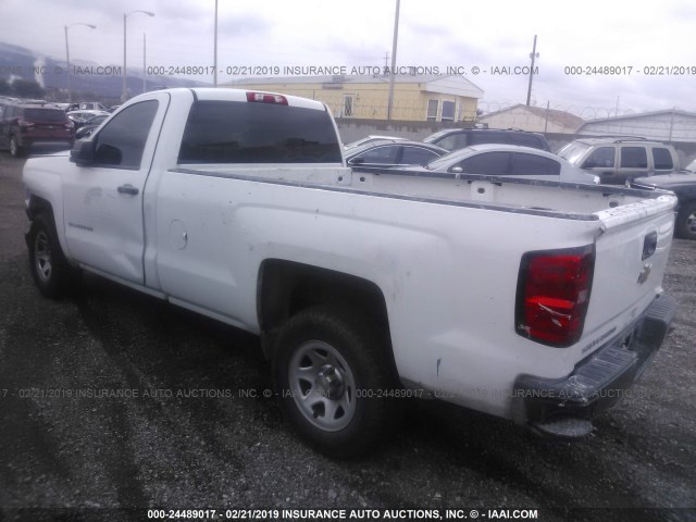 1GCNCPEC3FZ268988 - 2015 CHEVROLET SILVERADO C1500 WHITE photo 3