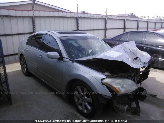 1N4BA41E97C806957 - 2007 NISSAN MAXIMA SE/SL SILVER photo 1