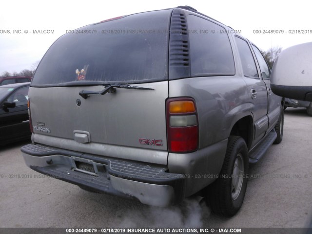 1GKEC13Z13J104917 - 2003 GMC YUKON BEIGE photo 4