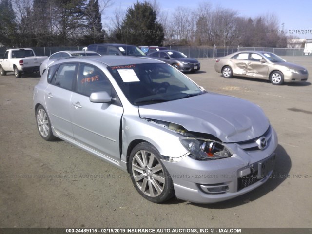 JM1BK34L971650586 - 2007 MAZDA SPEED 3 SILVER photo 1