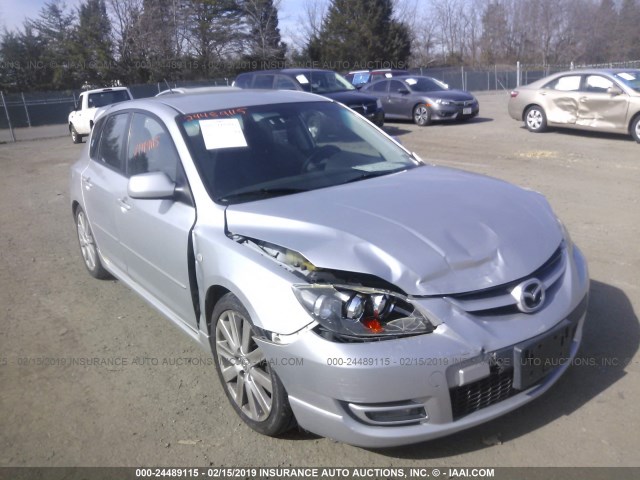 JM1BK34L971650586 - 2007 MAZDA SPEED 3 SILVER photo 6