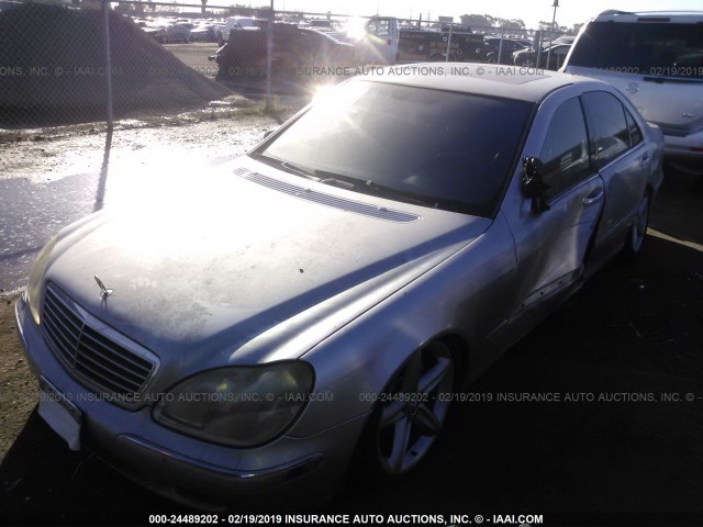 WDBNG75J11A153069 - 2001 MERCEDES-BENZ S 500 SILVER photo 2