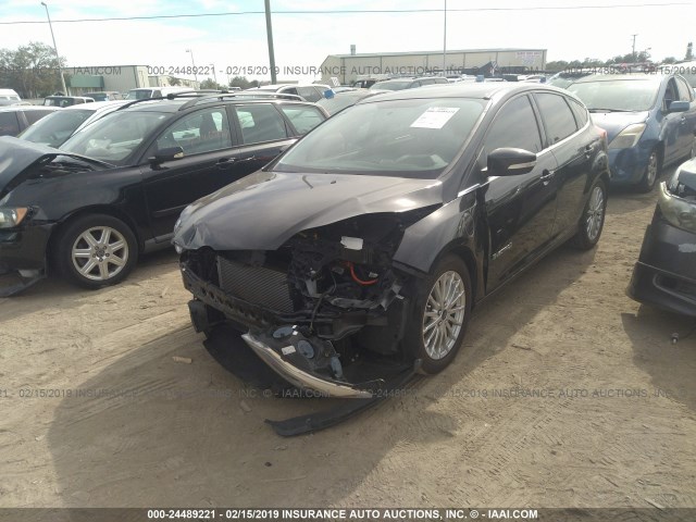 1FADP3R47EL114321 - 2014 FORD FOCUS BEV BLACK photo 2