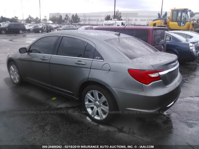 1C3CCBAB2CN318343 - 2012 CHRYSLER 200 LX Pewter photo 3