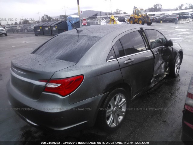 1C3CCBAB2CN318343 - 2012 CHRYSLER 200 LX Pewter photo 4