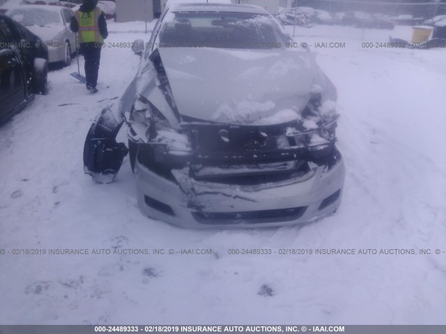 JHMCN36477C003589 - 2007 HONDA ACCORD HYBRID SILVER photo 6