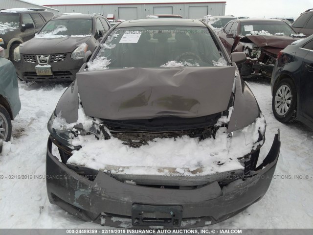 19XFA16909E007408 - 2009 HONDA CIVIC EXL ნაცრისფერი ფოტო 6