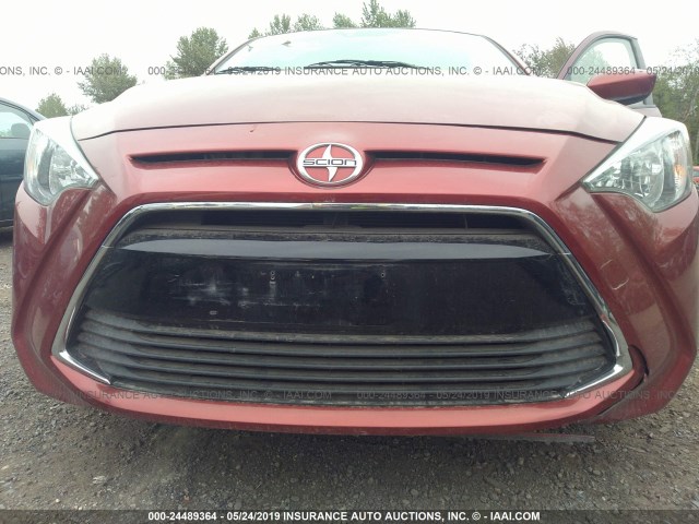 3MYDLBZVXGY121767 - 2016 TOYOTA SCION IA RED photo 6