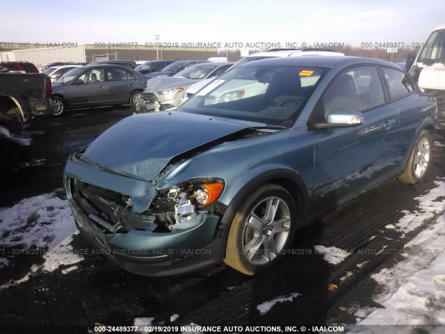 YV1MK672182081669 - 2008 VOLVO C30 T5 TEAL photo 2