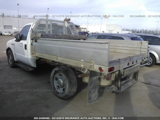 1FDSF345X6EB90010 - 2006 FORD F350 SRW SUPER DUTY WHITE photo 3