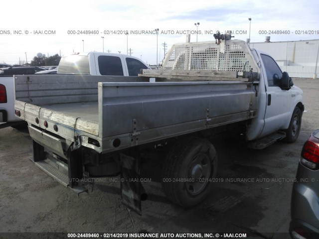 1FDSF345X6EB90010 - 2006 FORD F350 SRW SUPER DUTY WHITE photo 4