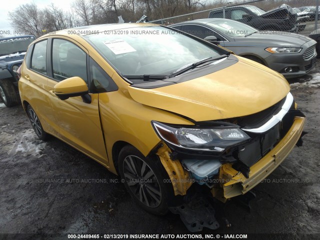 3HGGK5H96JM709332 - 2018 HONDA FIT EX/EXL YELLOW photo 1