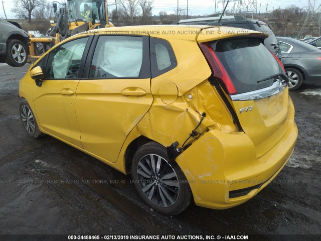 3HGGK5H96JM709332 - 2018 HONDA FIT EX/EXL YELLOW photo 3