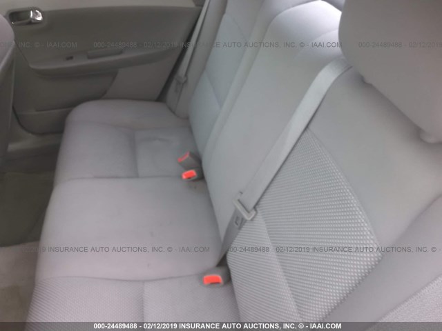 1G1ZG57B39F129523 - 2009 CHEVROLET MALIBU LS WHITE photo 8