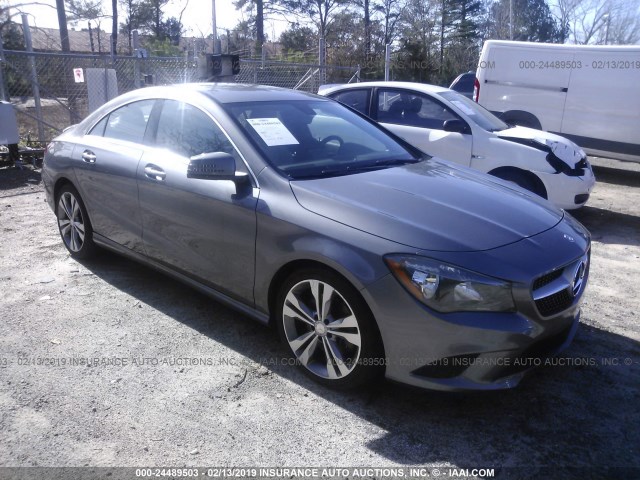 WDDSJ4EB3EN057669 - 2014 MERCEDES-BENZ CLA 250 GRAY photo 1