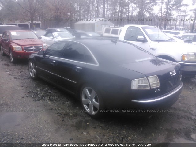 WAULL44E66N020070 - 2006 AUDI A8 4.2 QUATTRO BLUE photo 3