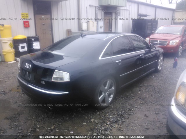 WAULL44E66N020070 - 2006 AUDI A8 4.2 QUATTRO BLUE photo 4