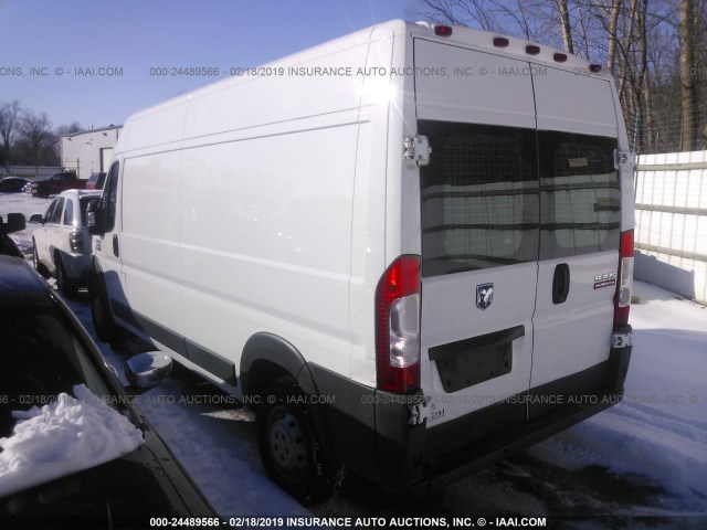 3C6URVHG2EE105926 - 2014 RAM PROMASTER 3500  WHITE photo 3