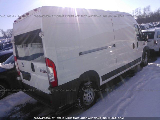 3C6URVHG2EE105926 - 2014 RAM PROMASTER 3500  WHITE photo 4