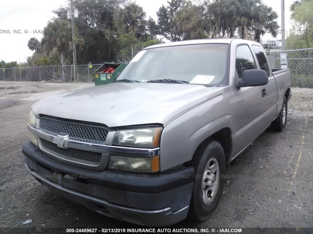 2GCEC19X731181335 - 2003 CHEVROLET SILVERADO C1500 GRAY photo 6