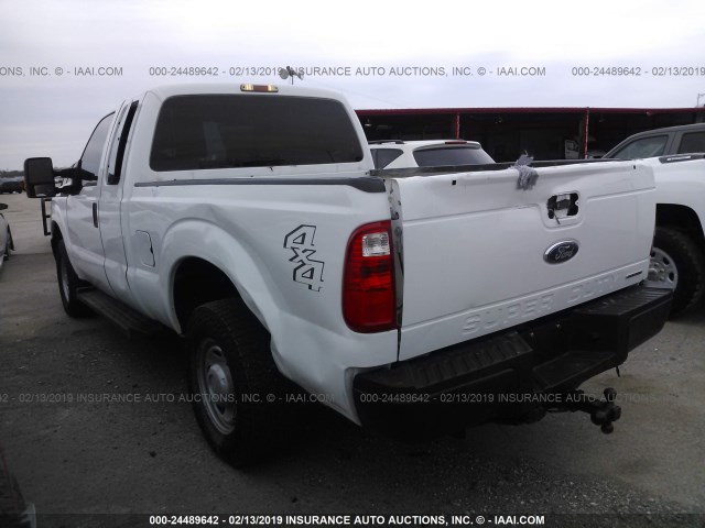 1FT7X2B69DEB20573 - 2013 FORD F250 SUPER DUTY WHITE photo 3