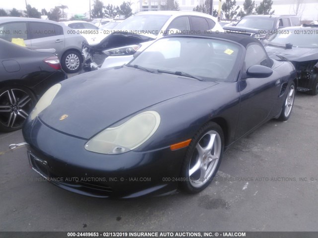 WP0CA298X4U621372 - 2004 PORSCHE BOXSTER GRAY photo 2