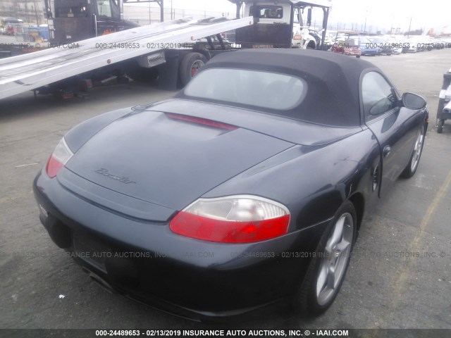 WP0CA298X4U621372 - 2004 PORSCHE BOXSTER GRAY photo 4