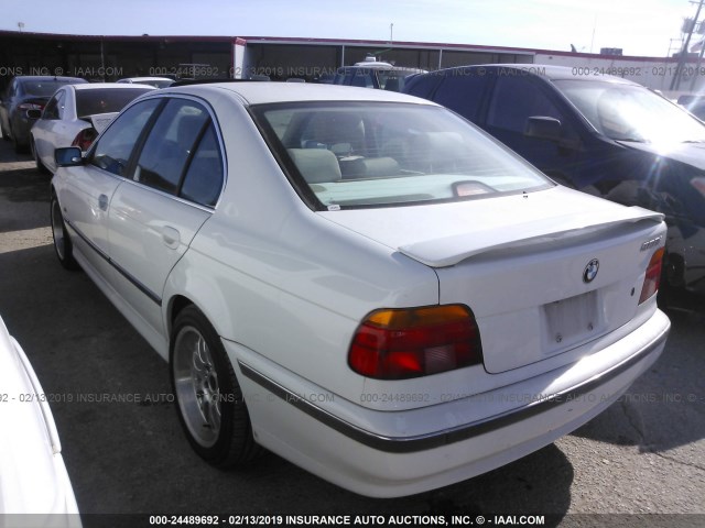 WBADD632XVBW11586 - 1997 BMW 528 I AUTOMATIC WHITE photo 3