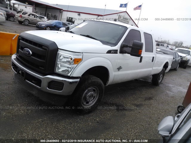 1FT7W2BT9GEA80900 - 2016 FORD F250 SUPER DUTY WHITE photo 2