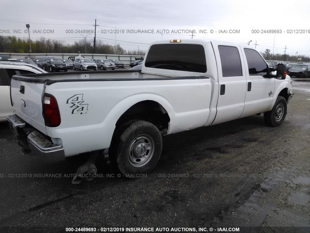 1FT7W2BT9GEA80900 - 2016 FORD F250 SUPER DUTY WHITE photo 4