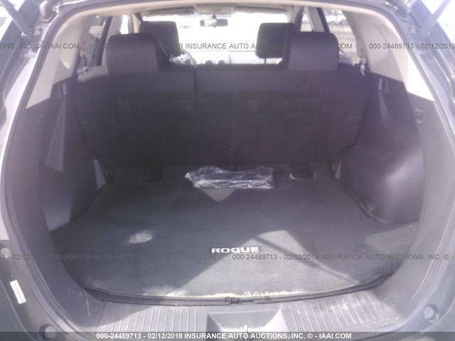 JN8AS58T68W300066 - 2008 NISSAN ROGUE S/SL BLACK photo 8