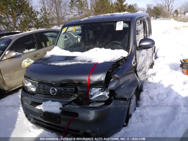 JN8AZ28R89T115843 - 2009 NISSAN CUBE S/SL GRAY photo 2