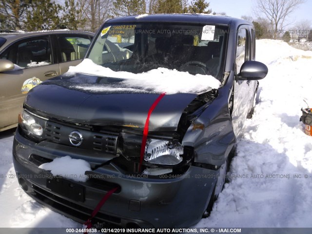 JN8AZ28R89T115843 - 2009 NISSAN CUBE S/SL GRAY photo 6