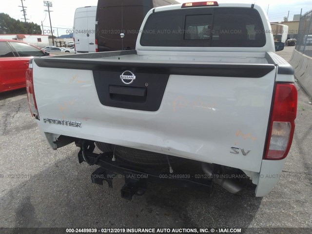 1N6AD0ER7GN756726 - 2016 NISSAN FRONTIER S/SV/SL/PRO-4X WHITE photo 6