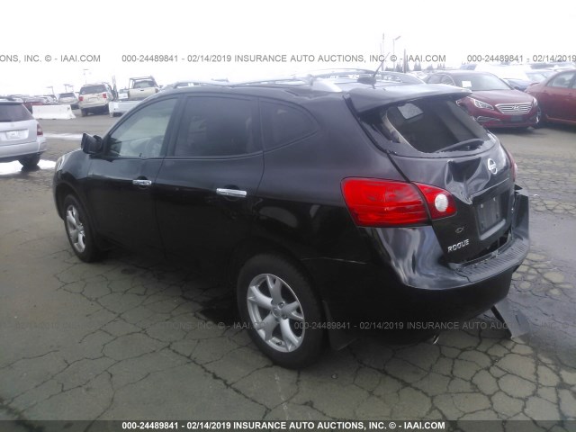 JN8AS5MT5AW503722 - 2010 NISSAN ROGUE S/SL/KROM BLACK photo 3