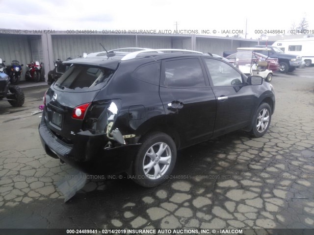 JN8AS5MT5AW503722 - 2010 NISSAN ROGUE S/SL/KROM BLACK photo 4